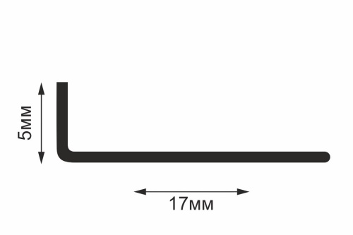 Угол с тиснением арочный Rico Moulding 5х17