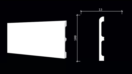 Плинтус полистирол DD707 100 мм